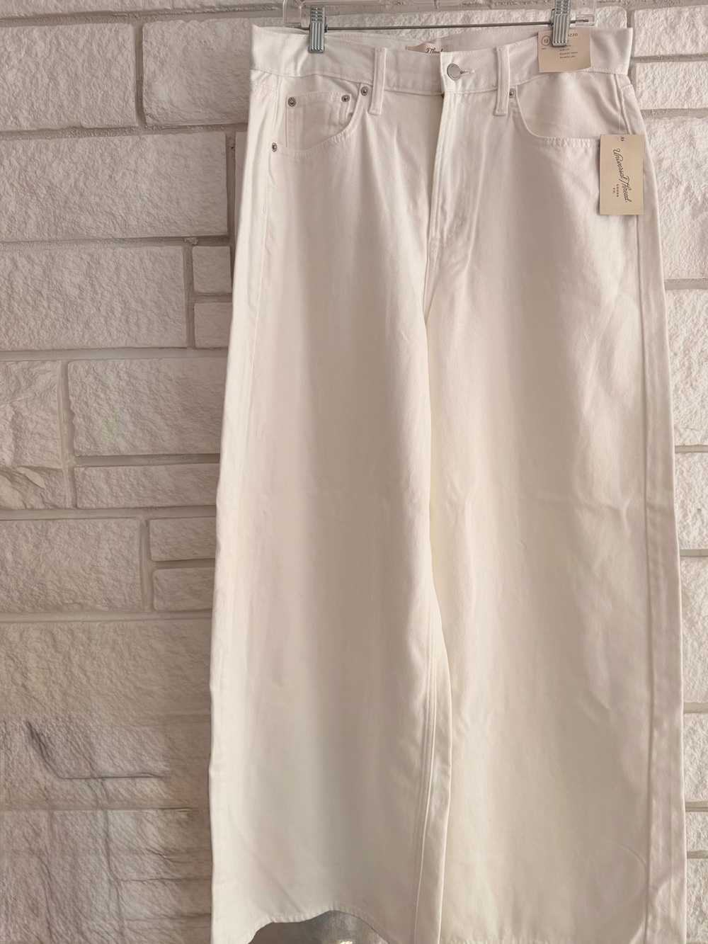 White Wide-Leg Women’s Jeans